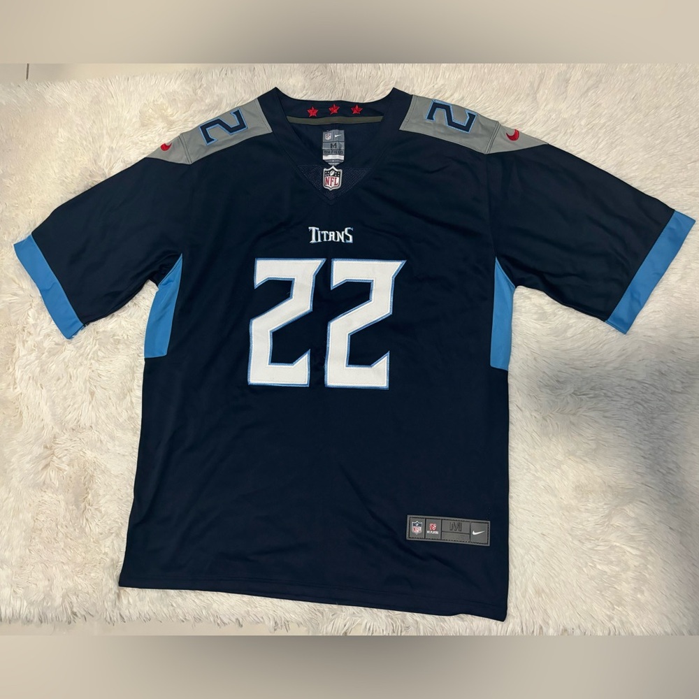 Men's Nike Derrick Henry Navy Tennessee Titans Game Jersey
